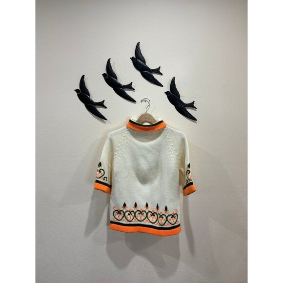 Vintage Kimlon by Miss Exquisite Hong Kong Hand Embroidered Sweater - M - Picture 5 of 9